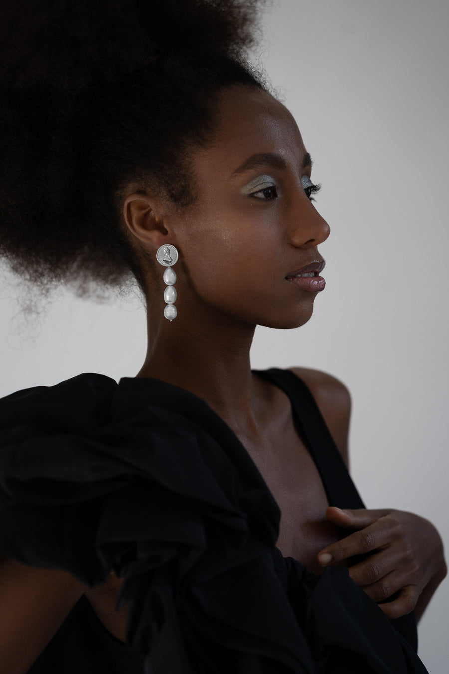 Alessandra Earrings Silver