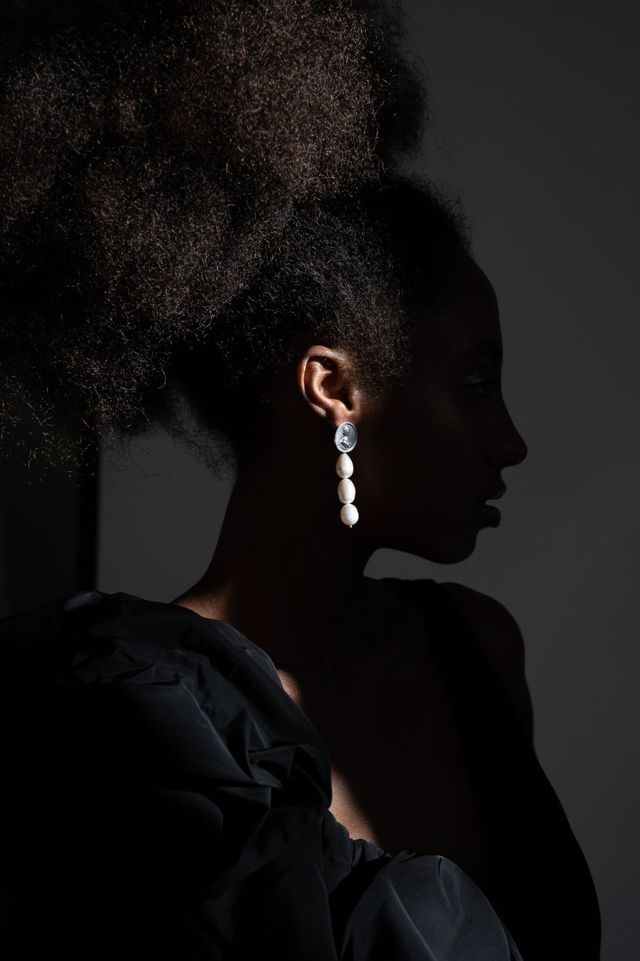 Alessandra Earrings Silver