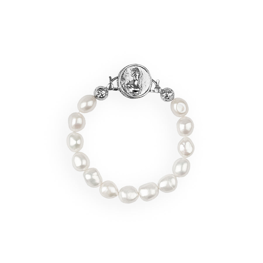 The Narcissus Bracelet  Silver