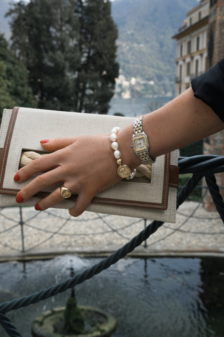 A Woman in Gold Signet Ring